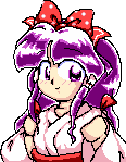 Reimu Hakurei in Mystic Square.