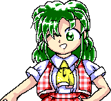 Yuuka on Mystic Square.